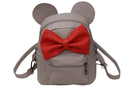 Women Bag JJLIKER 2018 New Cute Stylish Mickey Bowknot Mini Backpack